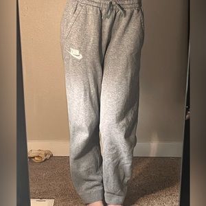 Grey Nike sweats kids size XL